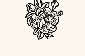 Camellia hand-stamp reference artwork