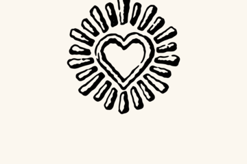 Shining Heart hand-stamp reference artwork